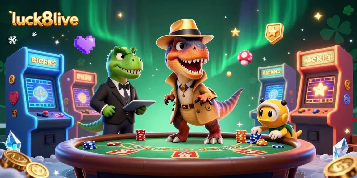 Catch the excitement of gamble at luck8live with a velociraptor card counter and stealthy compy pickpocket.