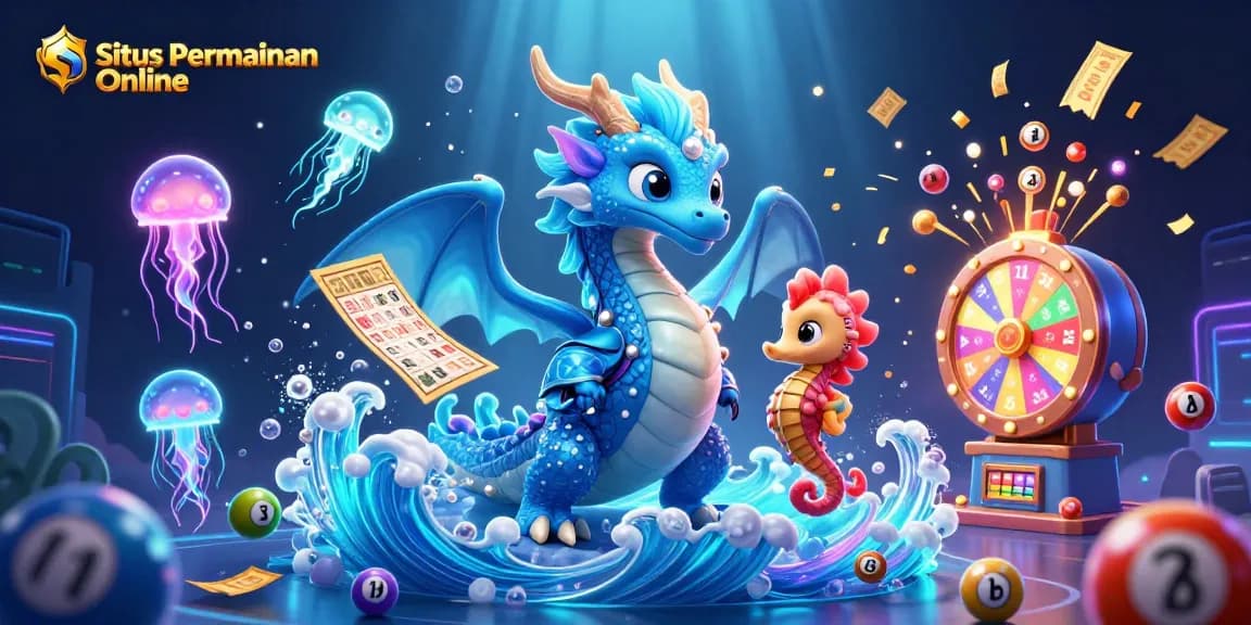 Experience the excitement of Situs Permainan Online with dynamic lottery elements and thrilling characters.