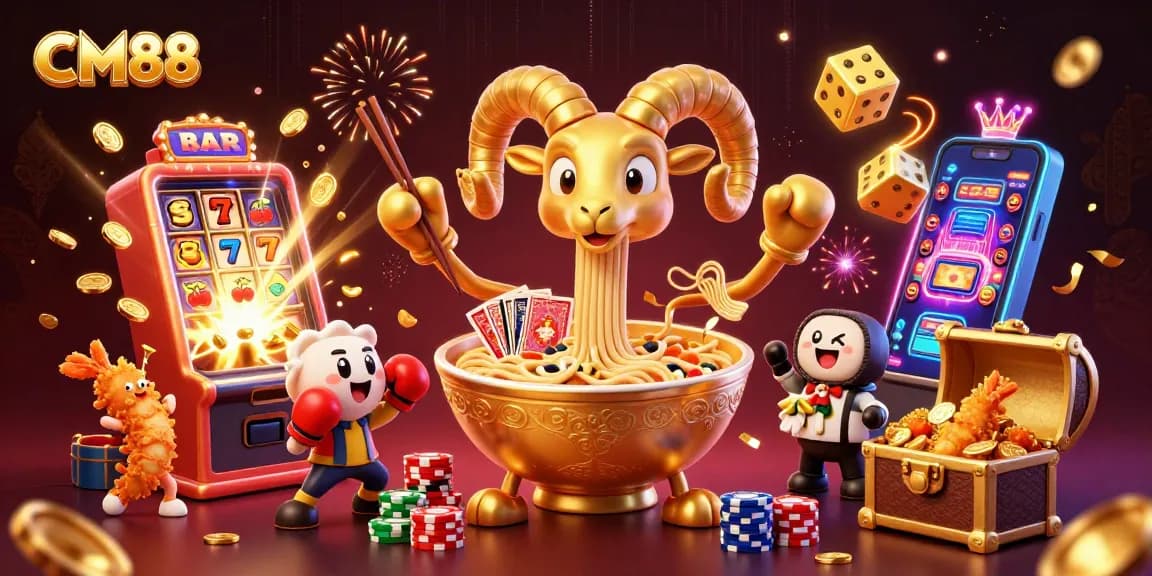 CM88 brings the thrill of online slots to life with an exciting 3D casino scene.