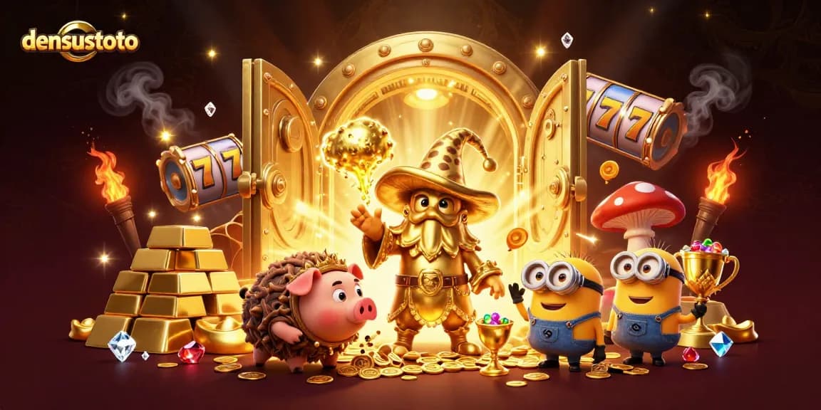 Bermain densustoto dan saksikan keajaiban wizard jamur emas yang memikat dengan harta karun yang menanti.