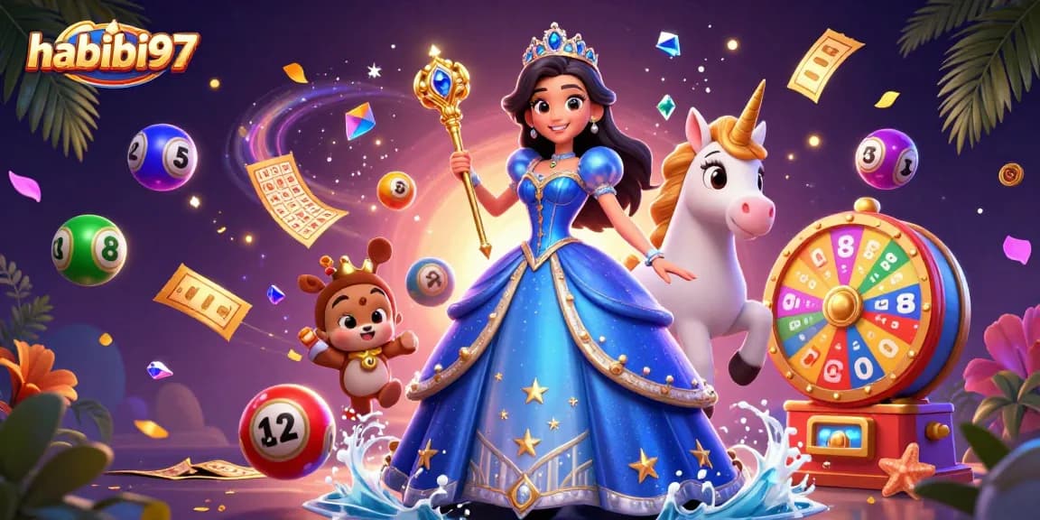 Experience thrilling wins with habibi97, featuring vibrant games, sparkling visuals, and magical characters.