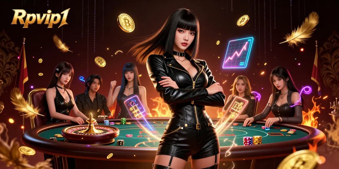 Rasakan sensasi permainan online yang mendebarkan dengan Rpvip1 melalui ilustrasi kasino 3D yang dinamis yang menangkap kegembiraan dan aksi.
