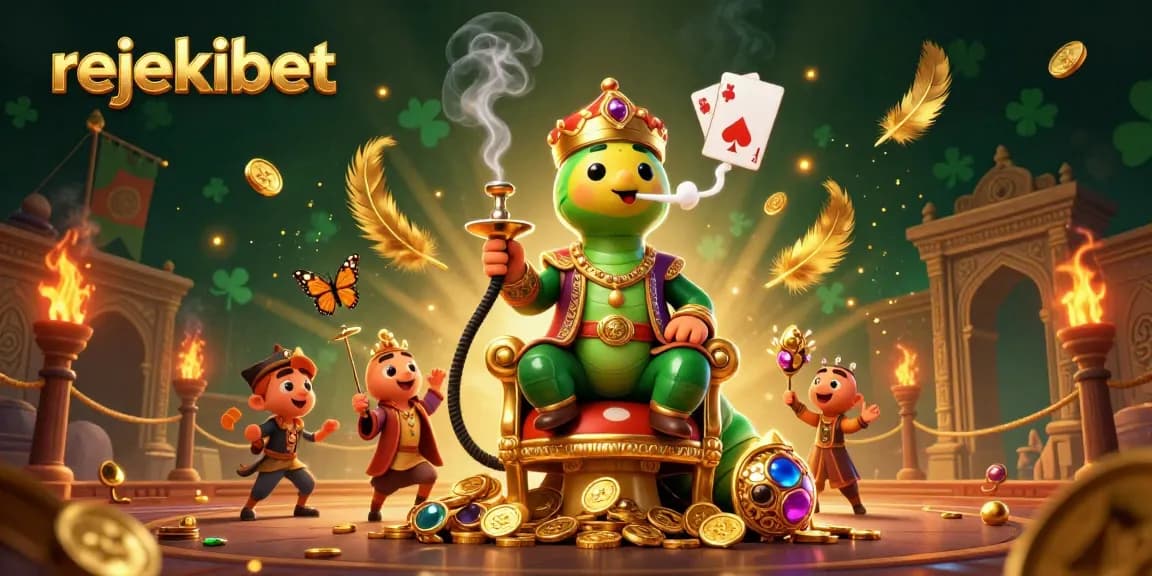 Experience big wins with rejekibet in a vibrant, captivating gaming scene featuring dynamic characters and rich casino elements.