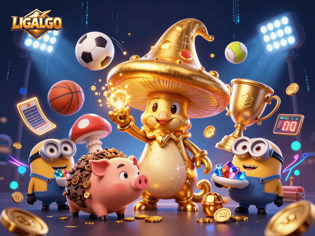 LIGALGO enhances your gambling experience with gold-spilling magic, sports elements, and dynamic gaming excitement.
