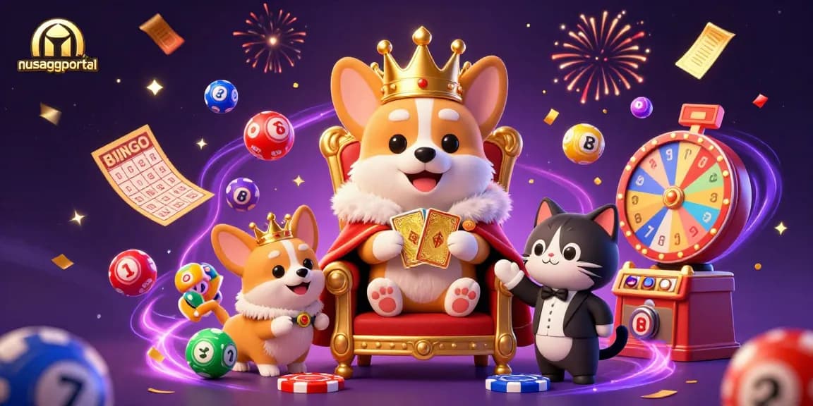 Experience the exciting gameplay at nusaggportal with vibrant lottery elements and a royal gaming atmosphere.