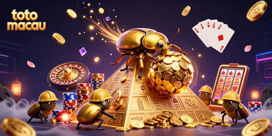 Bermain toto macau dengan pengalaman penuh keseruan melalui DENSUSTOTO di ilustrasi kasino 3D.