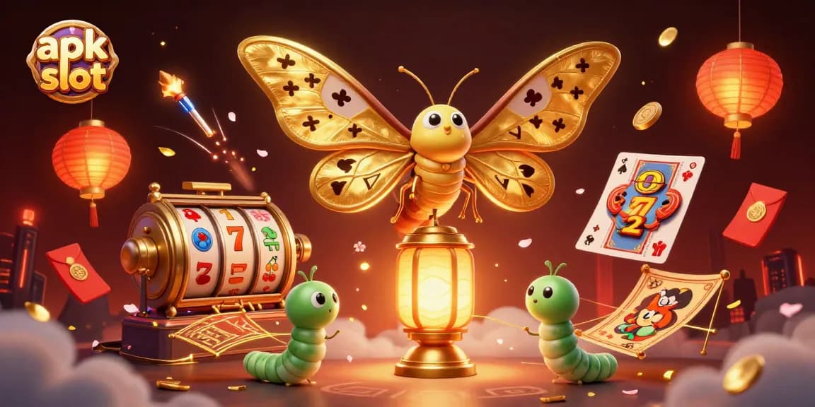 Mainkan apk slot dengan tampilan visual menawan, penuh simbol keberuntungan dan suasana kasino yang kaya.
