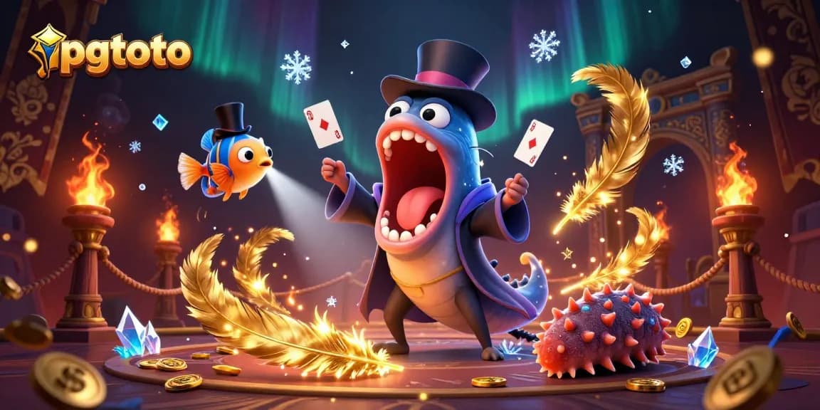 Mengguncang slot pgtoto dengan gulper eel, anglerfish, dan sea cucumber dalam aksi sulap yang dinamis.