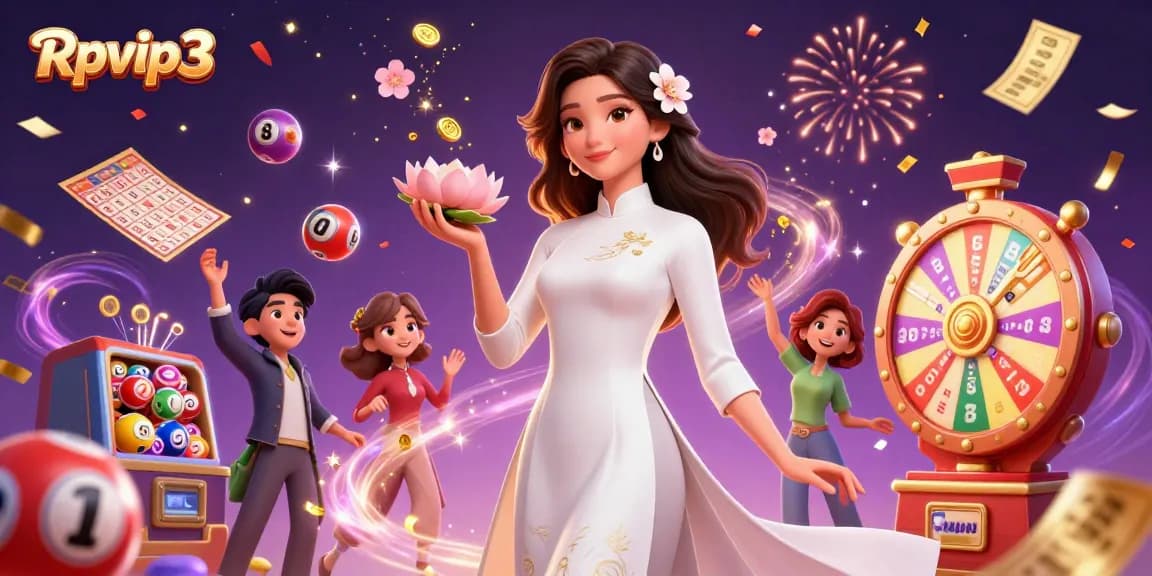 Rasakan kegembiraan bermain di Rpvip3 dengan ilustrasi kasino 3D yang hidup ini yang menampilkan elemen lotere yang dinamis.
