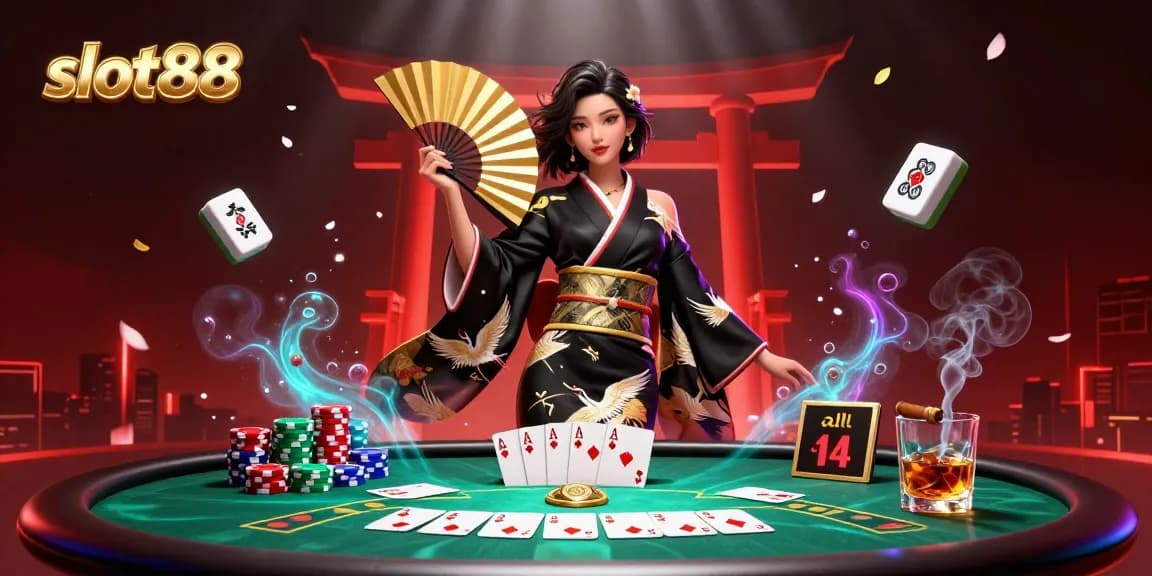 Experience thrilling games with slot88 showcasing vibrant casino elements and photorealistic characters.
