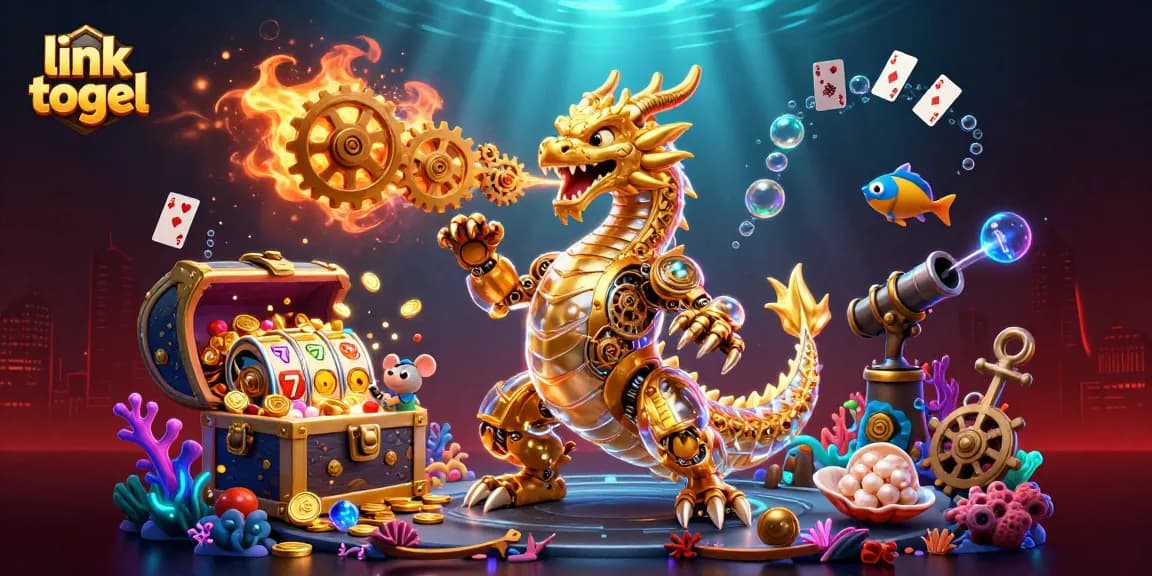 Menangkan link togel dengan simbol slot, naga, dan efek bawah laut yang menakjubkan.