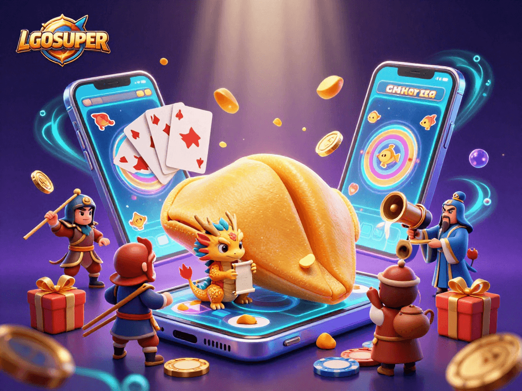 Experience thrilling moments with LGOSUPER's fish shooting game featuring intriguing characters.