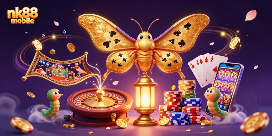 Experience the thrill of nk88 mobile with dazzling casino scenes and vibrant winning elements.