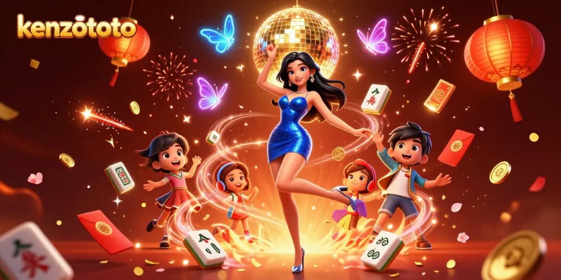 Engage with kenzototo's exciting online lottery experience featuring stunning visuals and energetic gameplay elements.