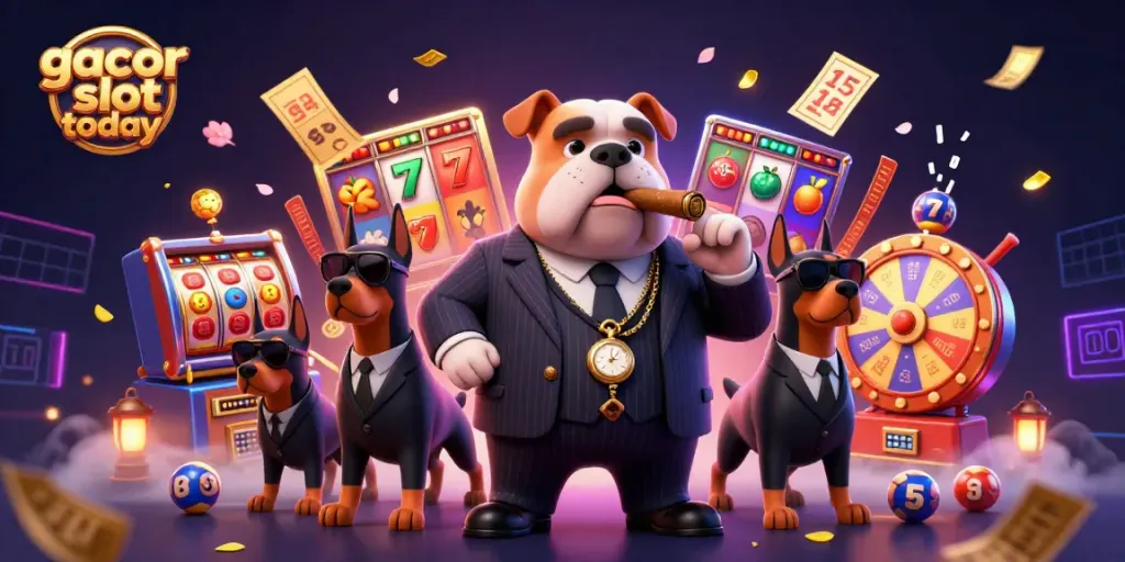 Experience exhilarating gameplay with gacor slot today featuring playful 3D characters and dynamic slot elements.