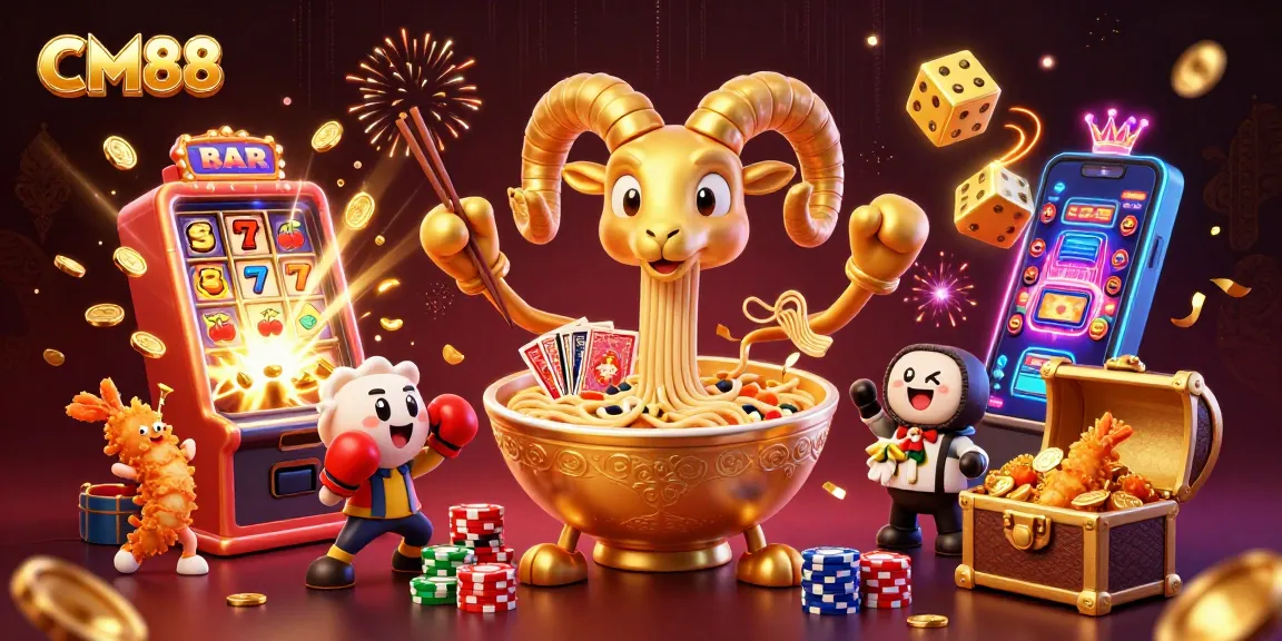 CM88 brings the thrill of online slots to life with an exciting 3D casino scene.