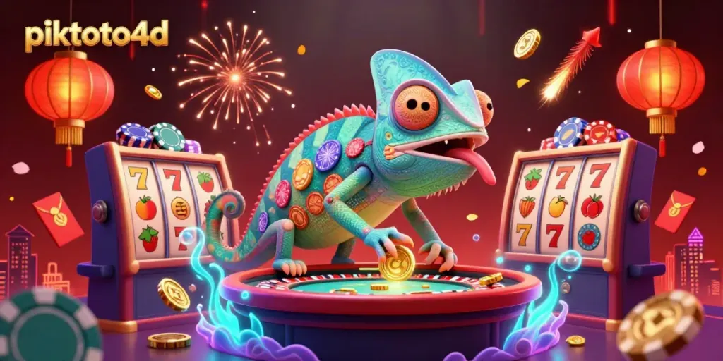 Experience thrilling wins at piktoto4d with vibrant slot reels and a dynamic casino atmosphere.