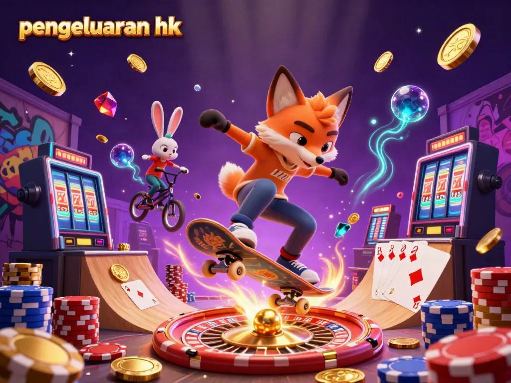 Melihat hasil pengeluaran hk terbaru dalam suasana kasino yang penuh warna dan aksi