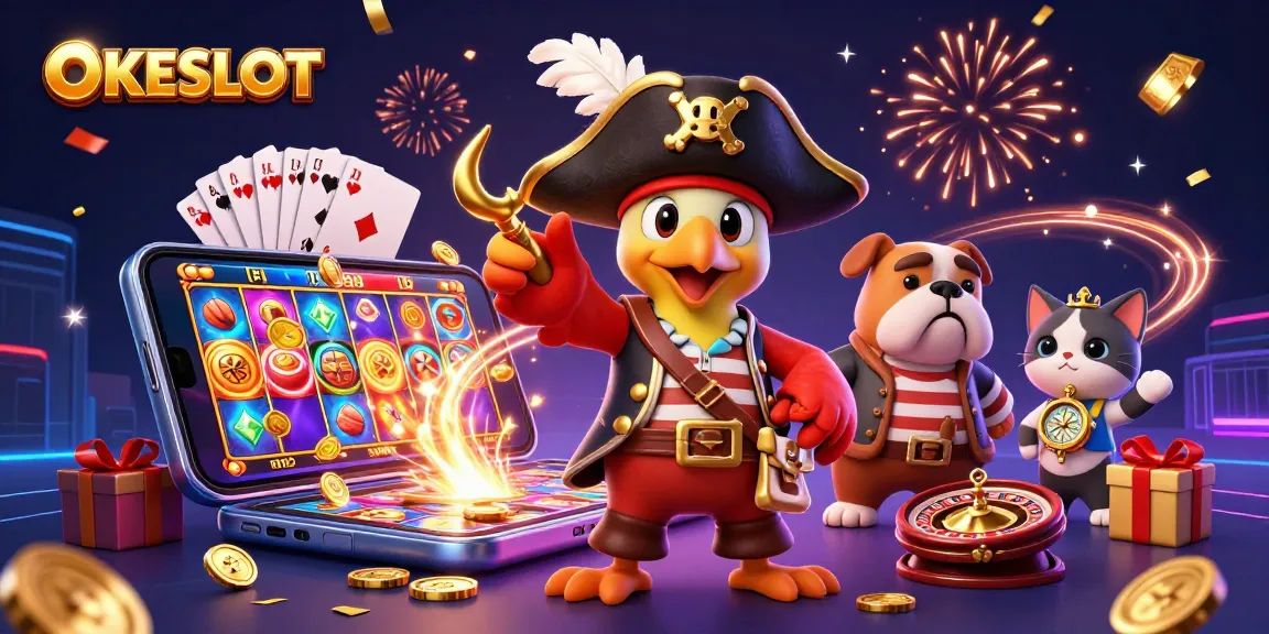 Menangkan hadiah besar dengan OKESLOT, main slot online paling seru dan menguntungkan!