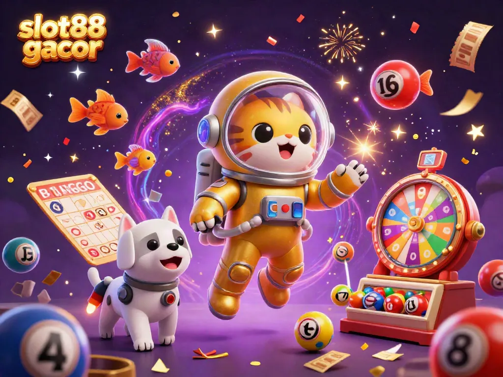 Engage in dynamic gameplay with slot88 gacor, where thrilling lottery balls and captivating prizes dive into a cosmic celebration!