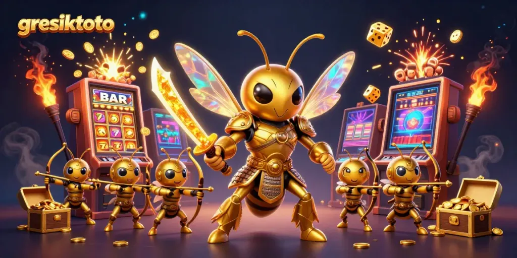Experience thrilling gaming with Gresiktoto's vibrant slots and dynamic characters.