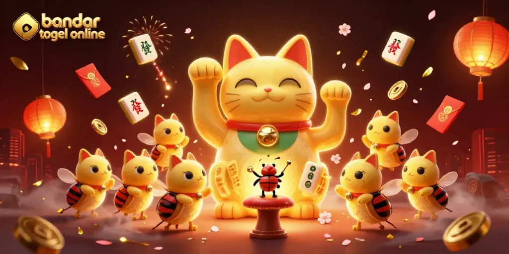 Menangkan pengalaman terbaik di bandar togel online dengan keberuntungan kucing raksasa yang bersinar.