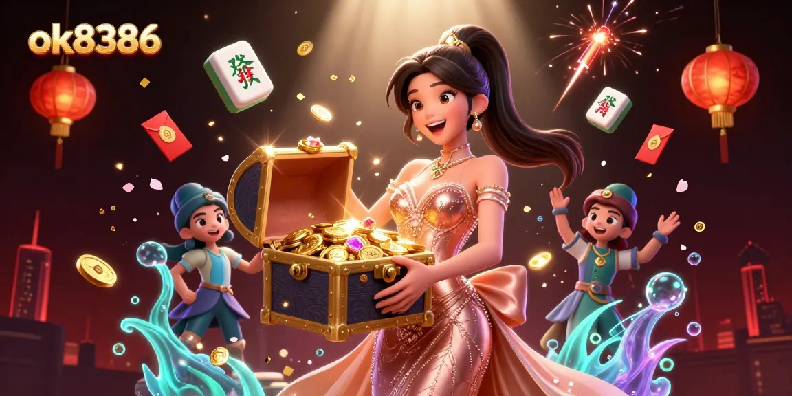 Experience thrilling gameplay at ok8386 with exciting treasures and vibrant casino elements.