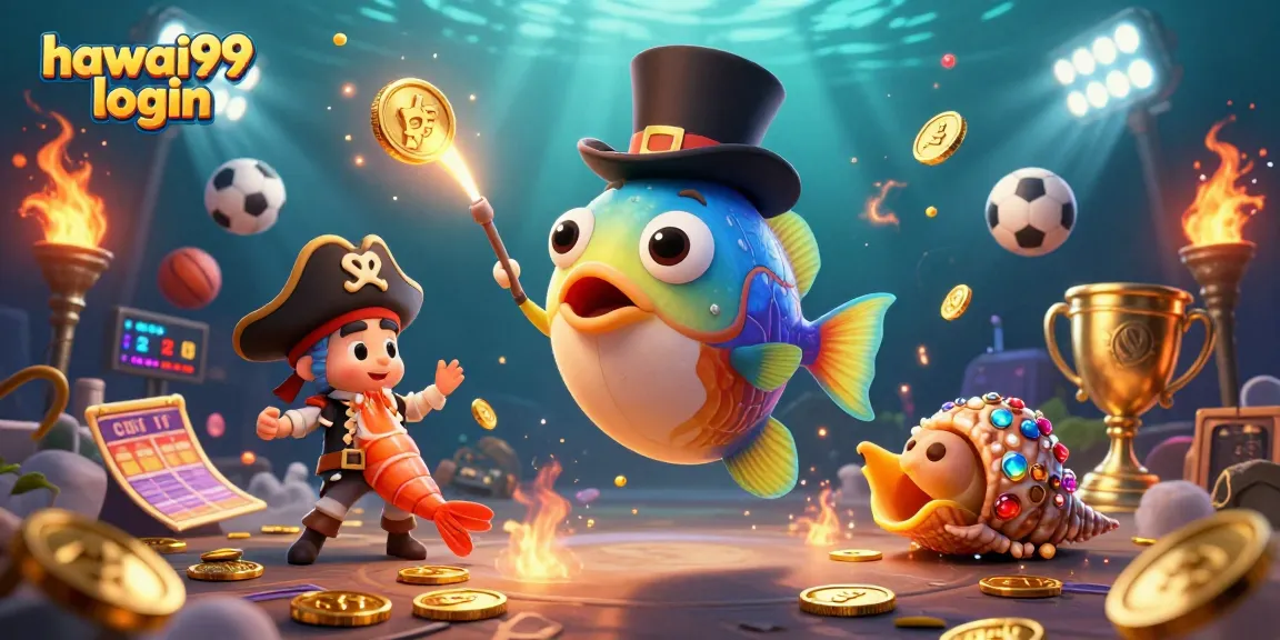 Engage in winning strategies at hawai99 login with exciting casino games amid vibrant characters and dynamic visuals.