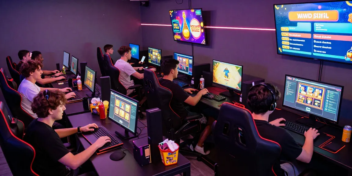 Pengalaman bermain game online seru di nusabhakti.com dengan pemain beragam dan suasana menggembirakan.